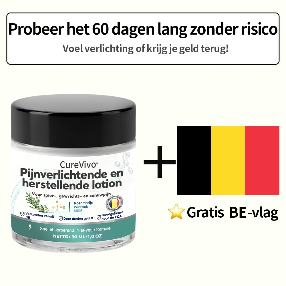 [Nieuwjaarsaanbieding] CureVivo® Pijnstillende &  herstellende lotion🕊Voor spier-, gewrichts- en zenuwpijn