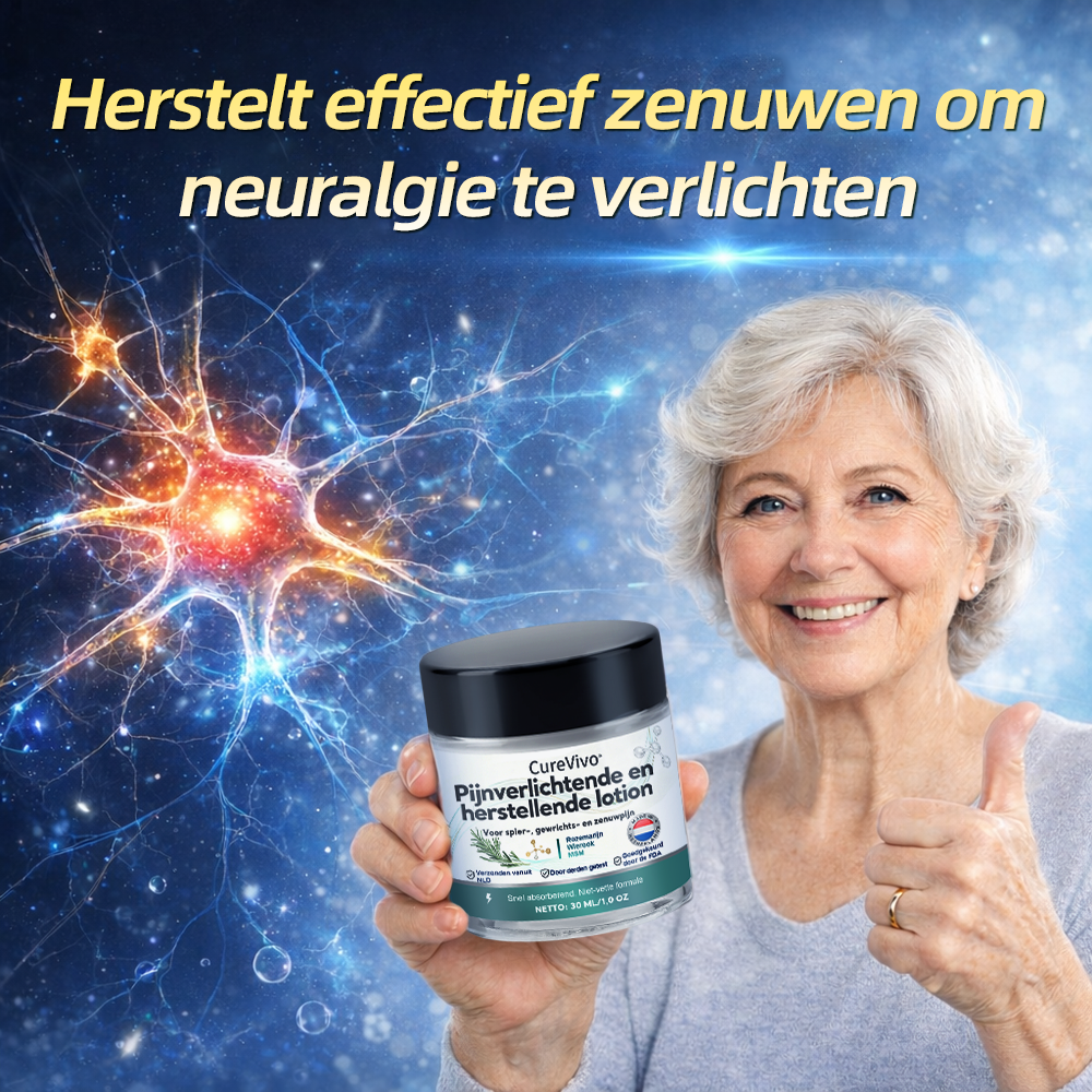 [Nieuwjaarsaanbieding] CureVivo® Pijnstillende &  herstellende lotion👨‍⚕️Voor spier-, gewrichts- en zenuwpijn