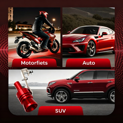 🎄BVJ ® Kerstdeal ALTIJD 50% KORTING!🏍️🔊 Turbo Sound Simulator-Fluitje – Racewagen Geluid, Militaire Kwaliteit & Universeel Compatibel（Auto's/Motoren/SUV's!）